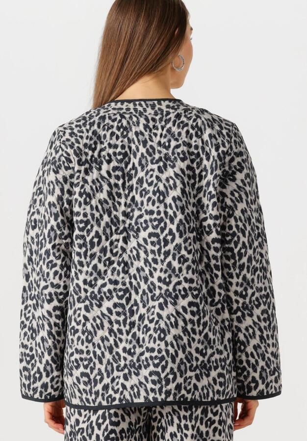 Lollys Laundry Gewatteerde Luipaardprint Jas Lilyll Multicolor Dames - Foto 3
