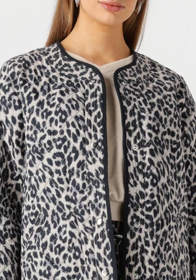 Lollys Laundry Gewatteerde Luipaardprint Jas Lilyll Multicolor Dames - Foto 2