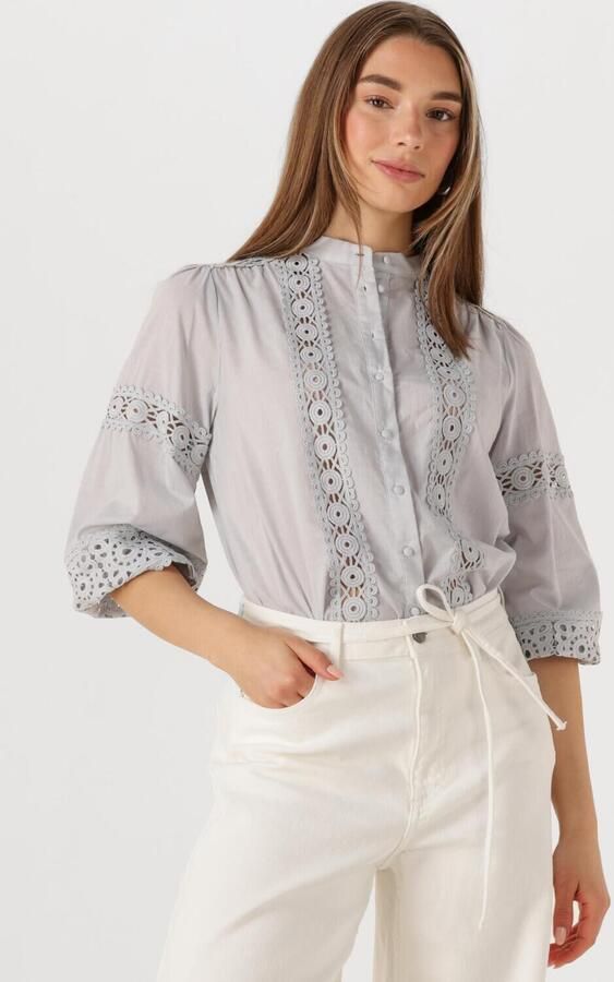 LOLLYS LAUNDRY Dames Blouses Junell Shirt Ls Grijs - Foto 4
