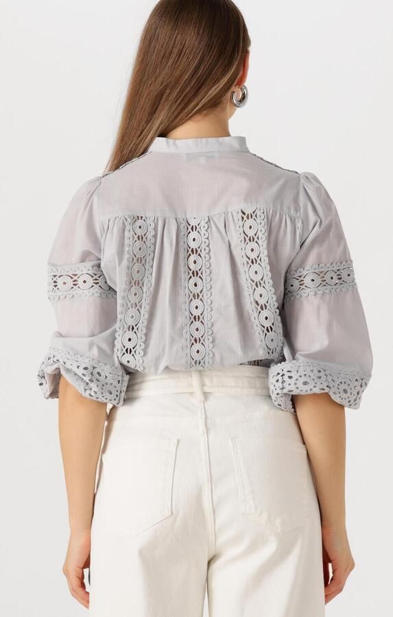 LOLLYS LAUNDRY Dames Blouses Junell Shirt Ls Grijs - Foto 3