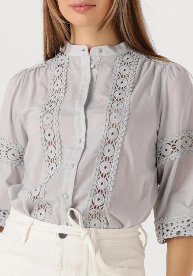 LOLLYS LAUNDRY Dames Blouses Junell Shirt Ls Grijs - Foto 2
