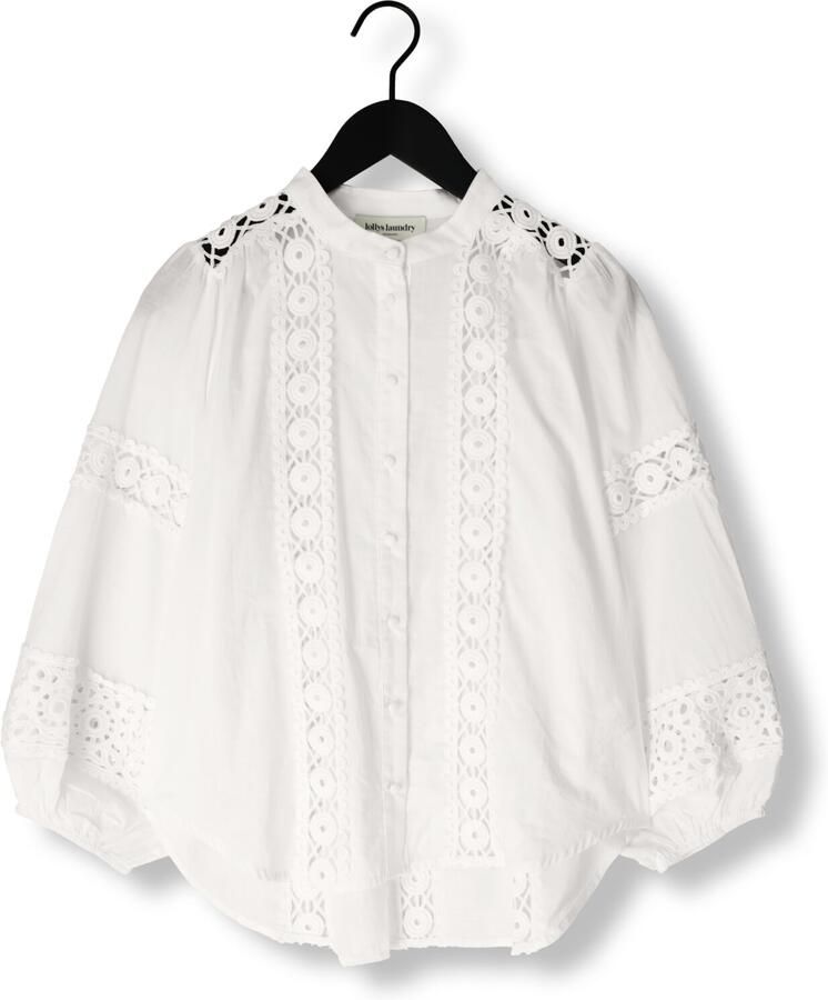 LOLLYS LAUNDRY Dames Blouses Junell Shirt Ls Wit