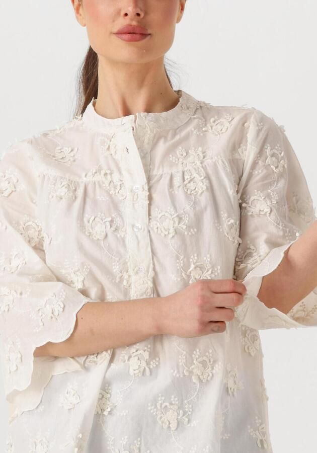 LOLLYS LAUNDRY Dames Blouses Louisell Blouse Ss Wit - Foto 2