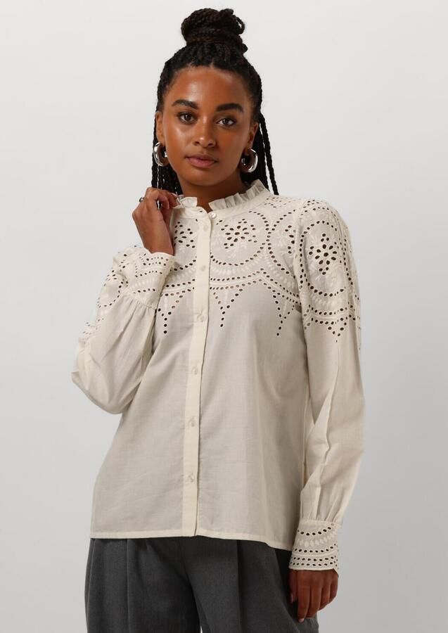 Lollys Laundry Elegante Feminine Blouse met Borduurwerk Beige Dames - Foto 4