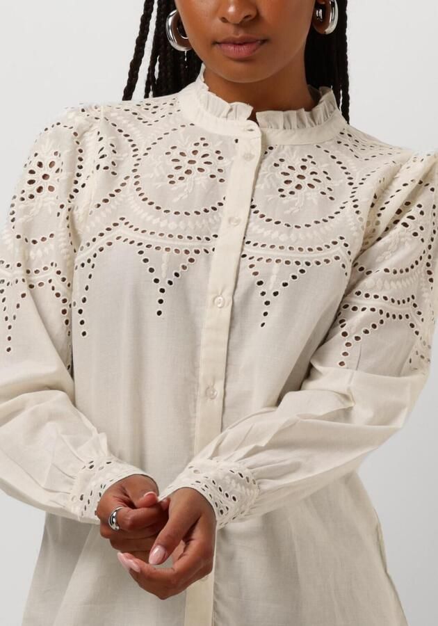 Lollys Laundry Elegante Feminine Blouse met Borduurwerk Beige Dames - Foto 3