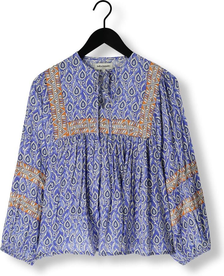 LOLLYS LAUNDRY Dames Blouses Teelll Blouse Ls Blauw