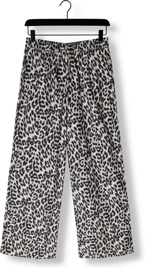 Lollys Laundry Luipaardprint Stijlvolle Broek Black Dames - Foto 3