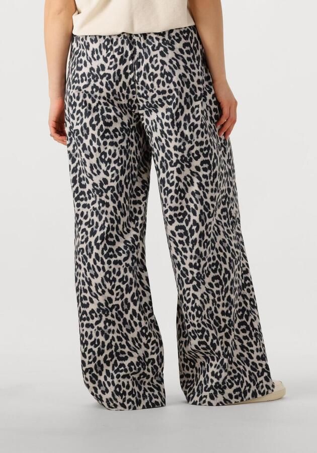 Lollys Laundry Luipaardprint Stijlvolle Broek Black Dames