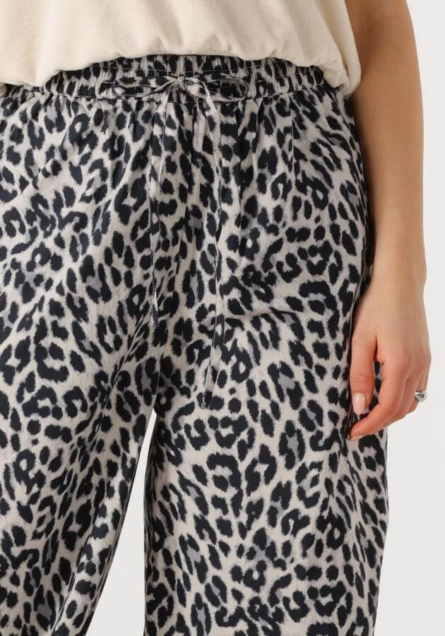 Lollys Laundry Luipaardprint Stijlvolle Broek Black Dames - Foto 2