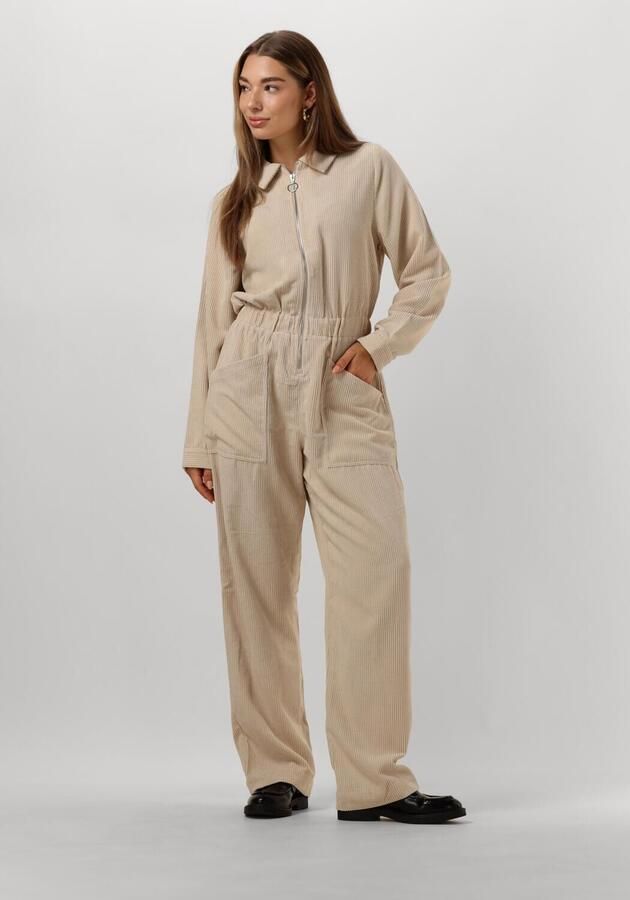 Lollys Laundry Zandkleurige jumpsuit voor veelzijdige styling Beige Dames - Foto 3