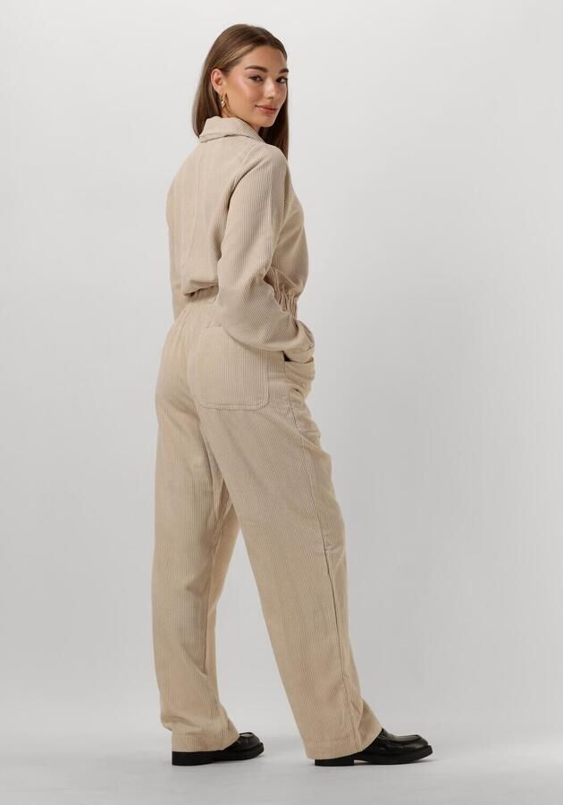 Lollys Laundry Zandkleurige jumpsuit voor veelzijdige styling Beige Dames