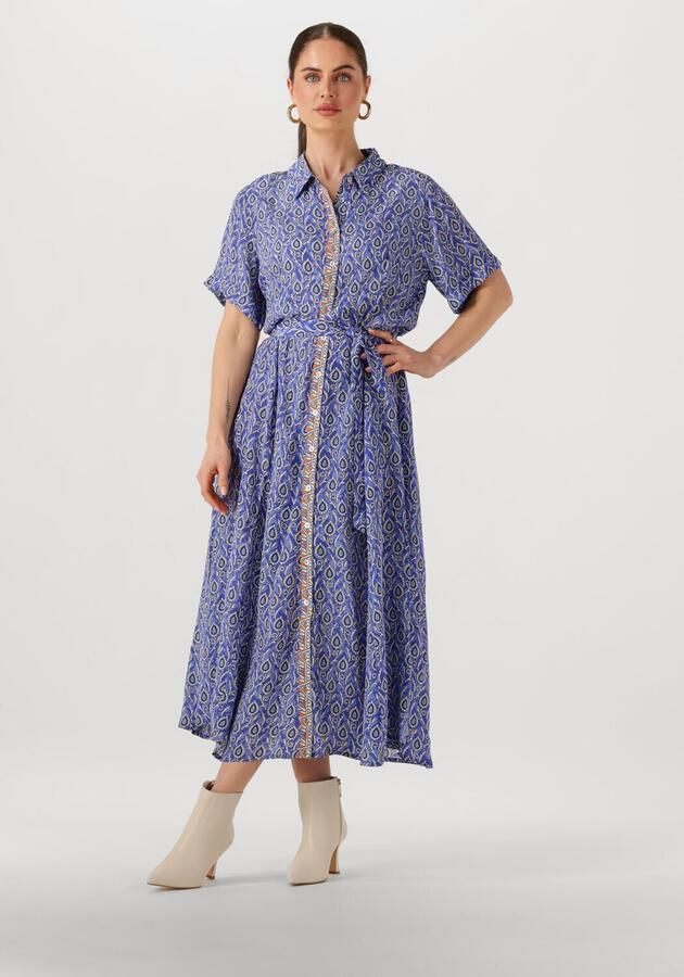 LOLLYS LAUNDRY Dames Jurken Blakell Maxi Dress Ss Blauw - Foto 4