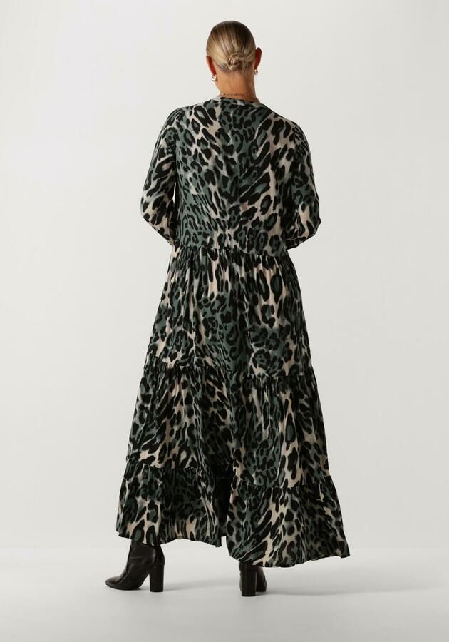 Lollys Laundry Groene Maxi Jurk Dames Multicolor Dames