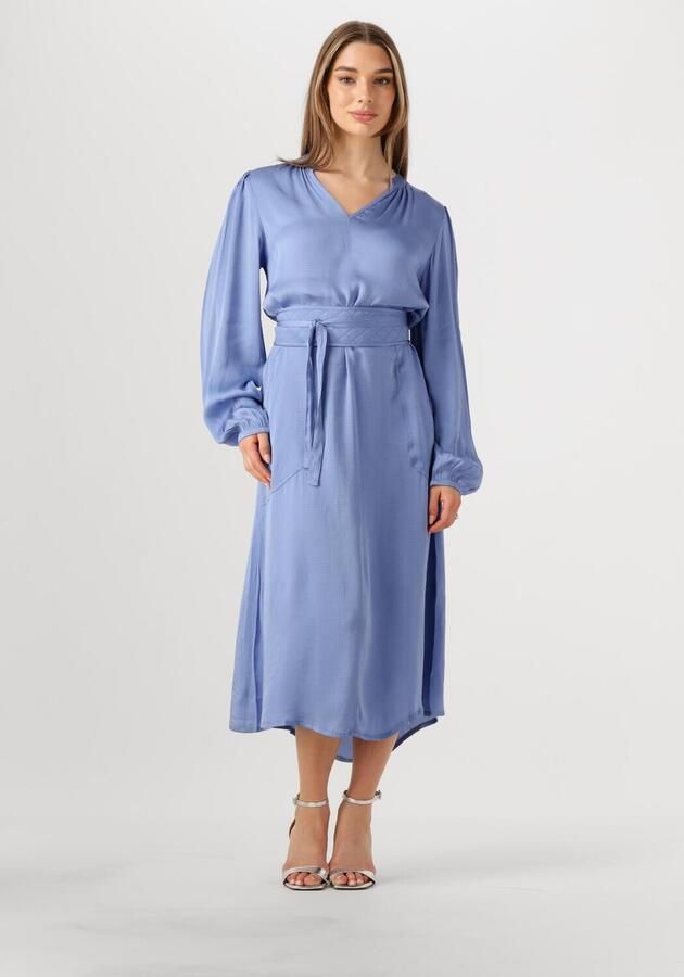 LOLLYS LAUNDRY Dames Jurken Parisll Midi Dress Ls Blauw - Foto 4
