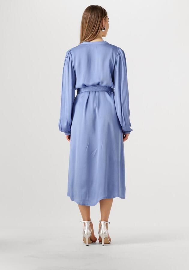 LOLLYS LAUNDRY Dames Jurken Parisll Midi Dress Ls Blauw