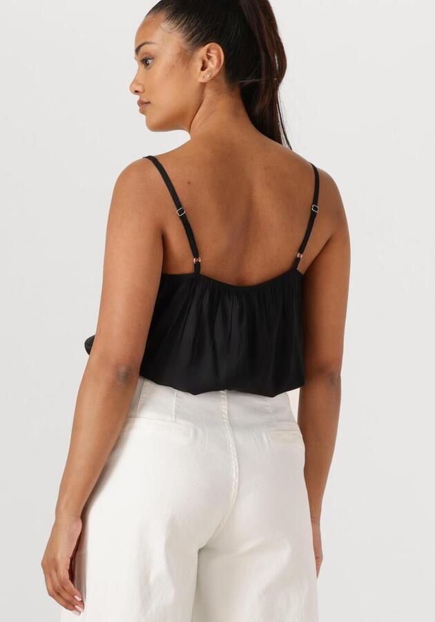 Lollys Laundry Feminien kanten top met verstelbare bandjes Black Dames