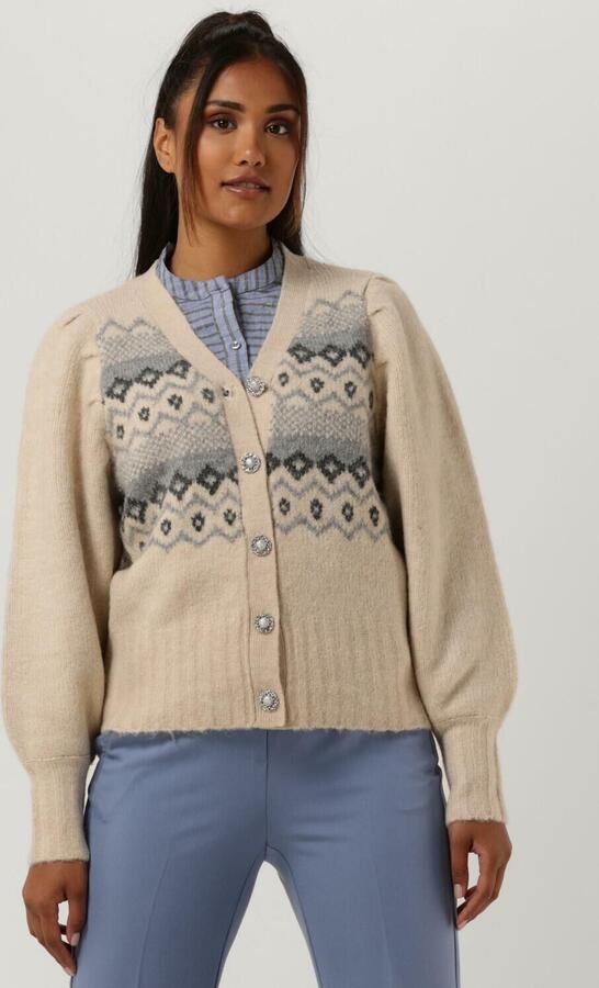 LOLLYS LAUNDRY Dames Truien & Vesten Laura Cardigan Ecru - Foto 3
