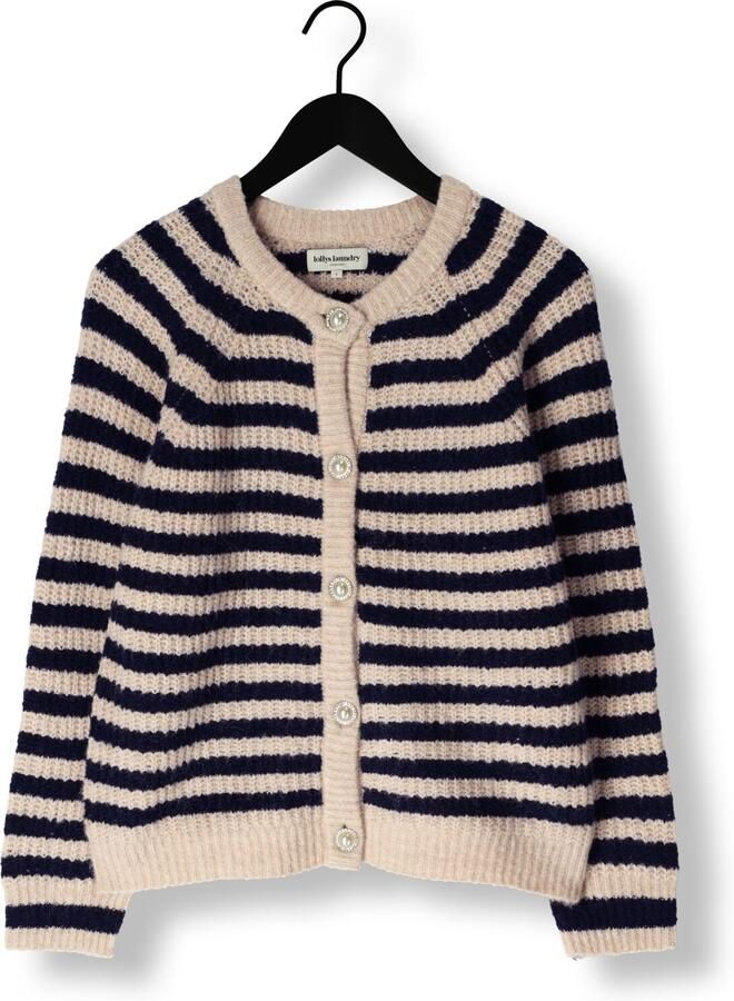 LOLLYS LAUNDRY Dames Truien & Vesten Novali Cardigan Ls Donkerblauw