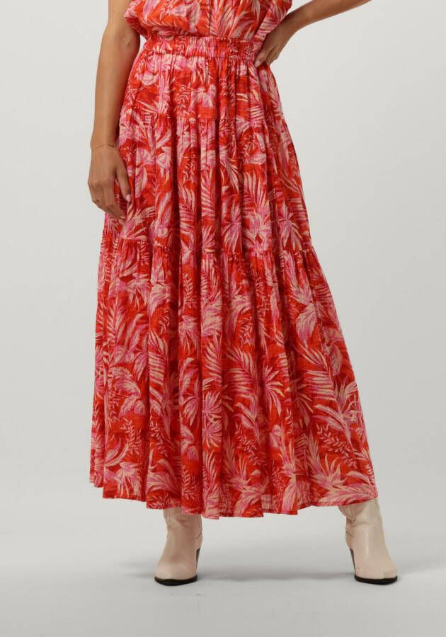 Lollys Laundry Sunset Skirt in Rood Red Dames