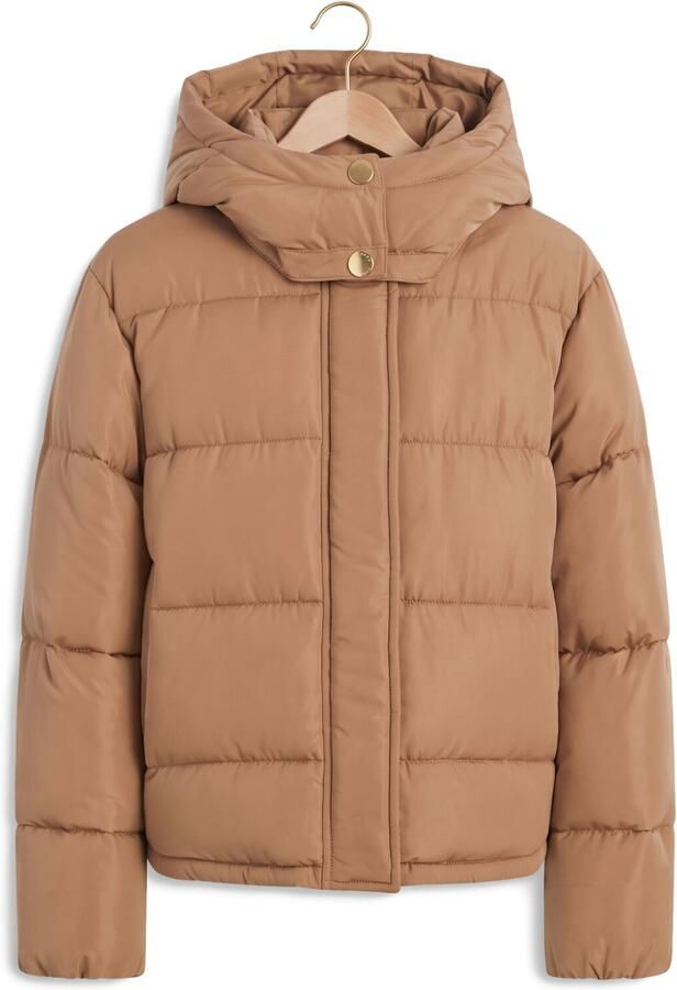 LOOXS 10sixteen quilted gewatteerde winterjas goud