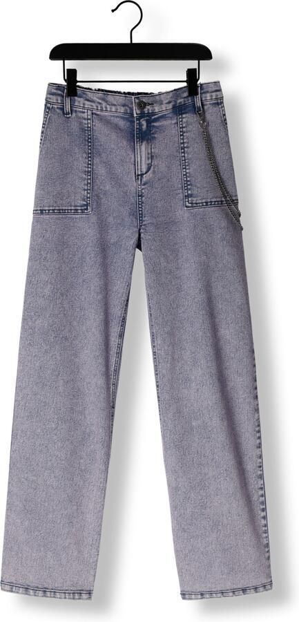 LOOXS 10sixteen wide leg regular waist jeans paars - Foto 4