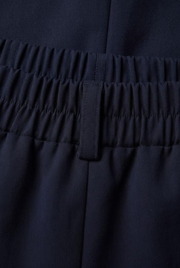 LOOXS 10sixteen wide leg pantalon met plooien donkerblauw - Foto 2