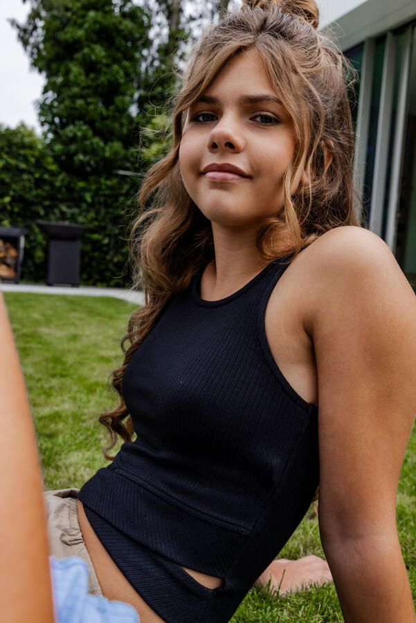 LOOXS 10sixteen Meisjes Tops & T-shirts 2412-5441 Zwart - Foto 2