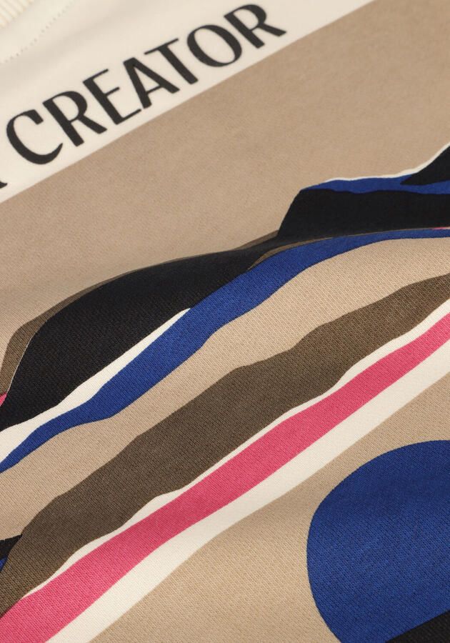 LOOXS 10sixteen sweater met backprint ecru Backprint 128