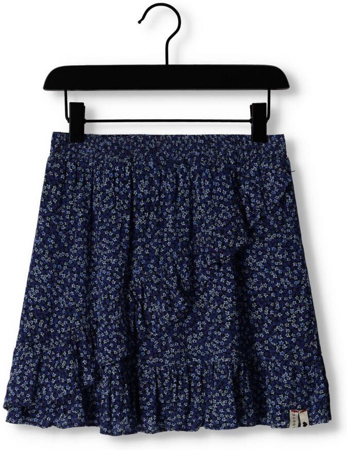 LOOXS Meisjes Rokken Vliolet Flower Skirt Blauw
