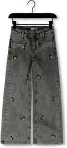 Looxs Grijze Wide Jeans 10sixteen Embroidered Wideleg Jeans