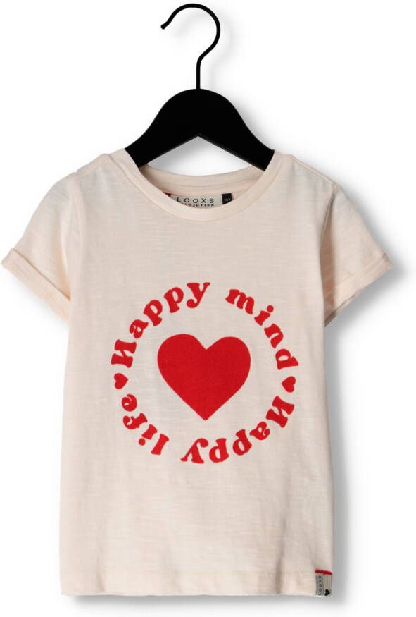 LOOXS Meisjes Tops & T-shirts Slub Jersey T-shirt Lichtroze