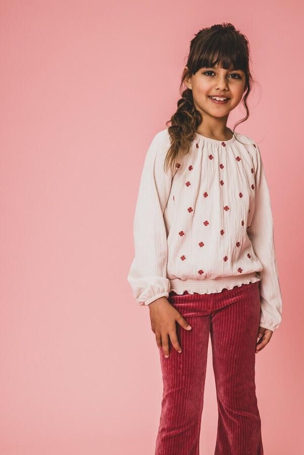 LOOXS Little Meisjes Blouses 2501-7413 Creme - Foto 2