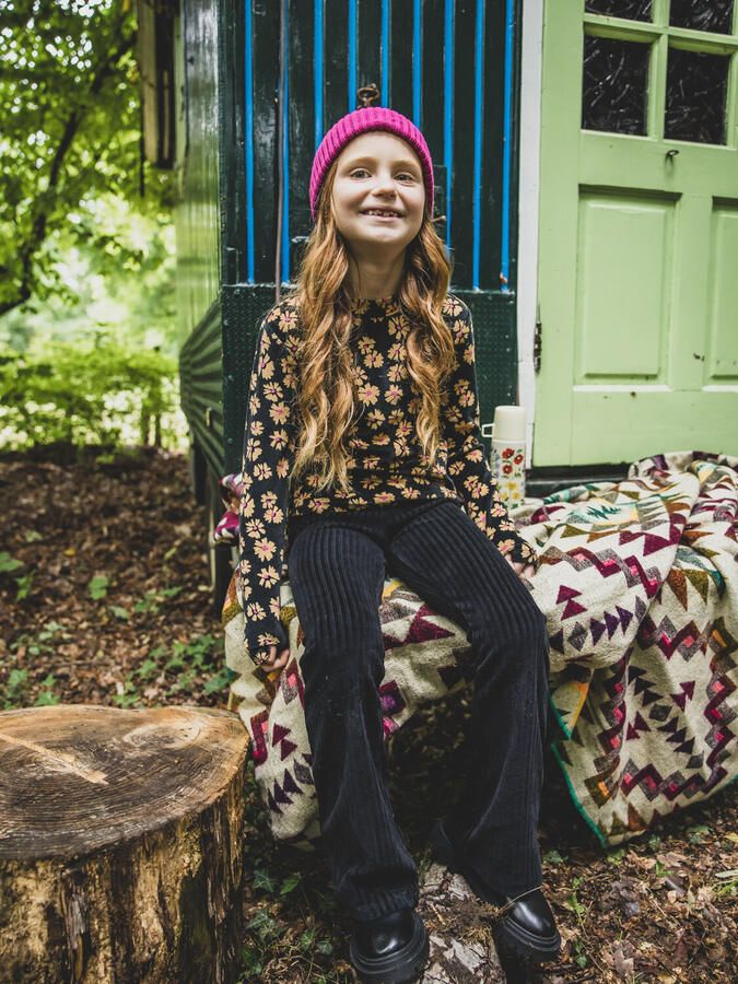 LOOXS Little Meisjes Broeken 2531-7606 Zwart