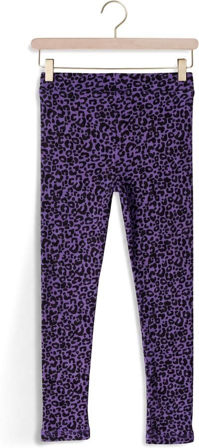 LOOXS little skinny legging met panterprint paars - Foto 3
