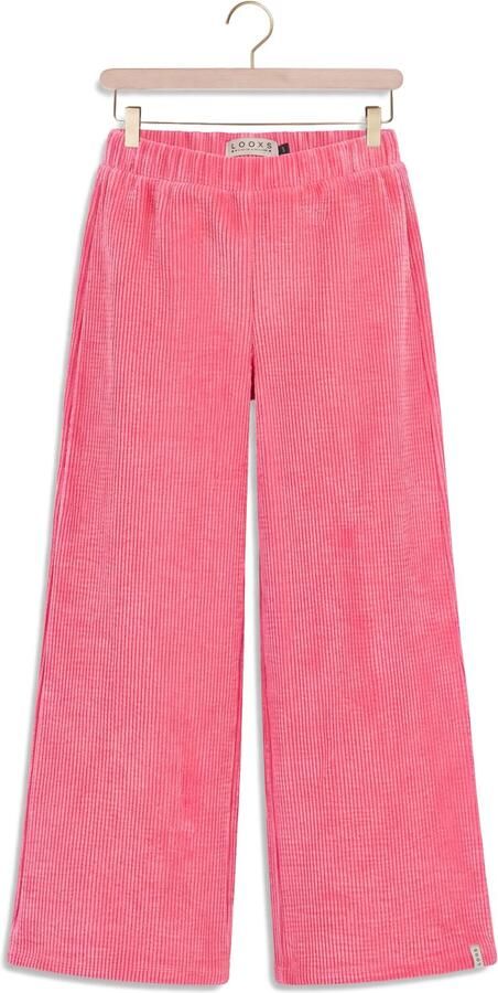 LOOXS little loose fit casual corduroy broek roze - Foto 2