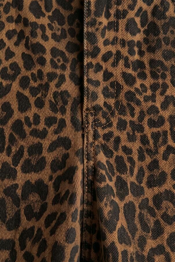 LOOXS little leopard jeans met panterprint bruin Meisjes Denim - Foto 2