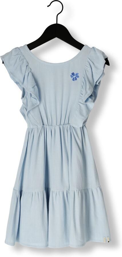 LOOXS Little Meisjes Jurken 2512-7830 Lichtblauw - Foto 3