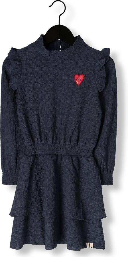 LOOXS Little Meisjes Jurken 2532-7842 Donkerblauw - Foto 2