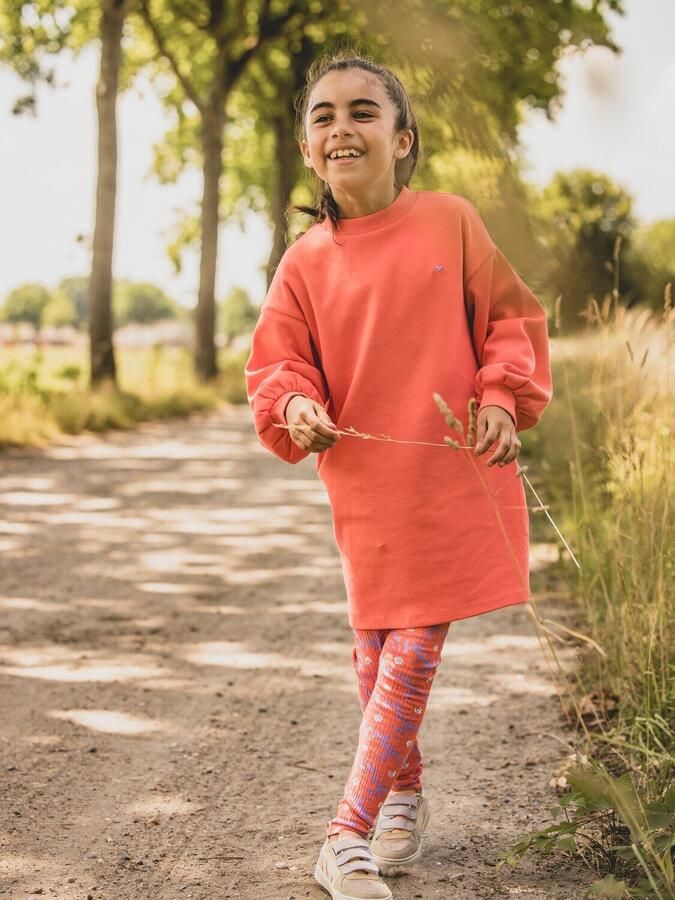 LOOXS LITTLE Meisjes Jurken 2601-7808 Oranje - Foto 2
