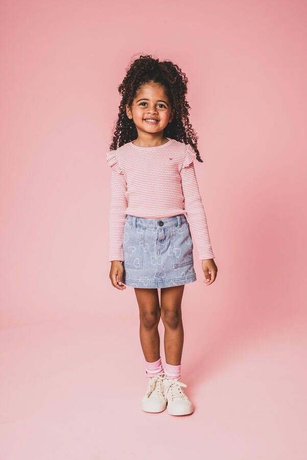 LOOXS Little Meisjes Rokken 2501-7704 Lichtblauw - Foto 2