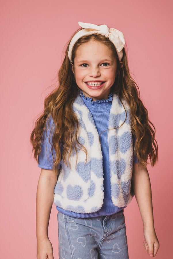 LOOXS Little Meisjes Tops & T-shirts 2501-7418 Lichtblauw - Foto 2