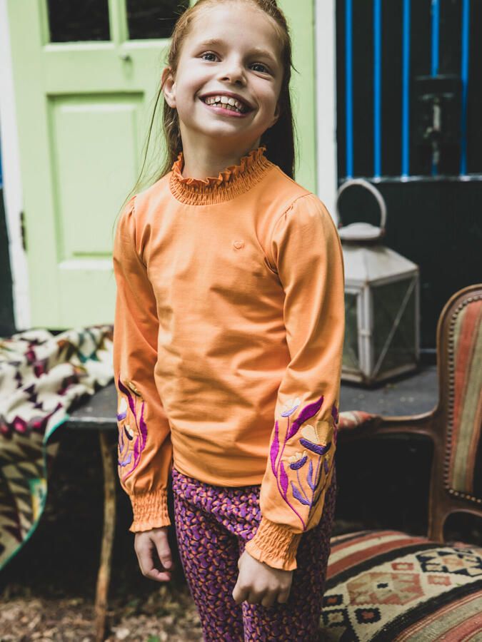 LOOXS Little Meisjes Tops & T-shirts 2531-7413 Oranje - Foto 2