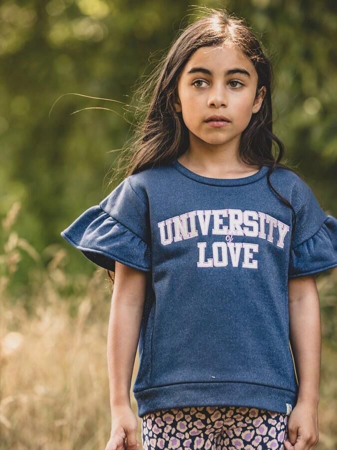 LOOXS LITTLE Meisjes Tops & T-shirts 2601-7439 Donkerblauw - Foto 3