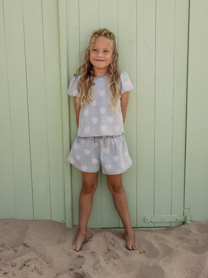 LOOXS LITTLE Meisjes Tops & T-shirts 2612-7130 Lichtblauw - Foto 2