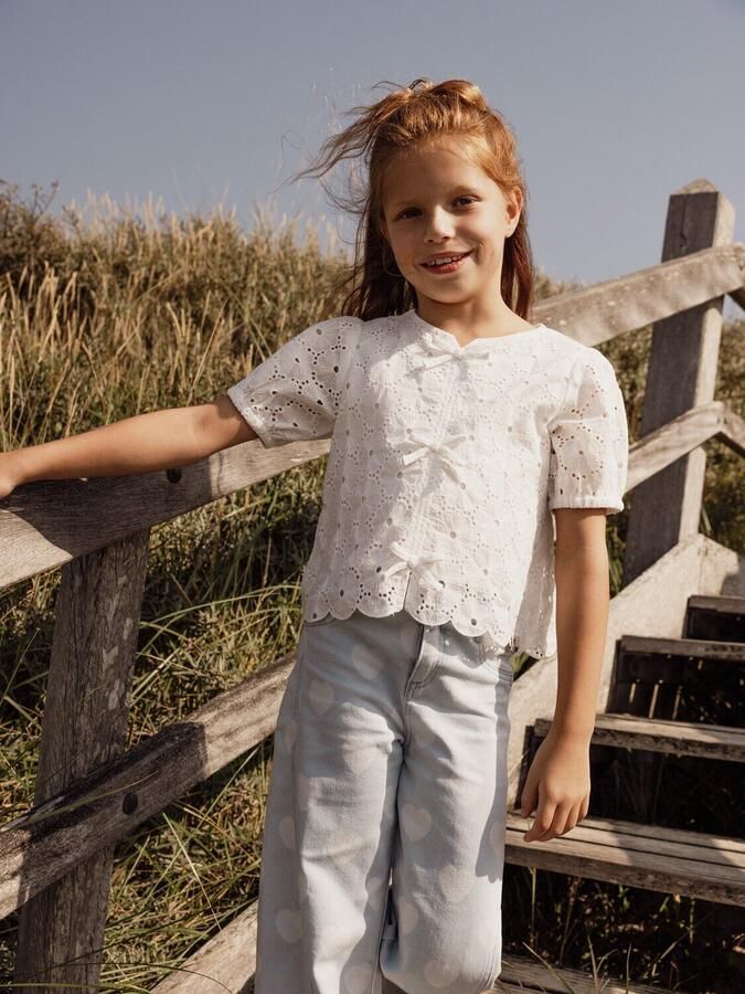 LOOXS LITTLE Meisjes Tops & T-shirts 2612-7149 Wit - Foto 3
