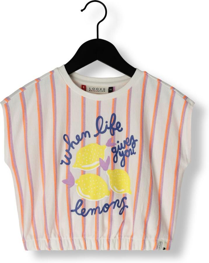 LOOXS LITTLE Meisjes Tops & T-shirts 2613-7456 Creme
