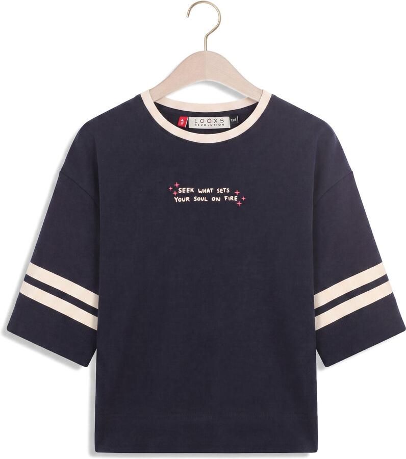 LOOXS LITTLE Meisjes Tops & T-shirts 2631-7404 Donkerblauw