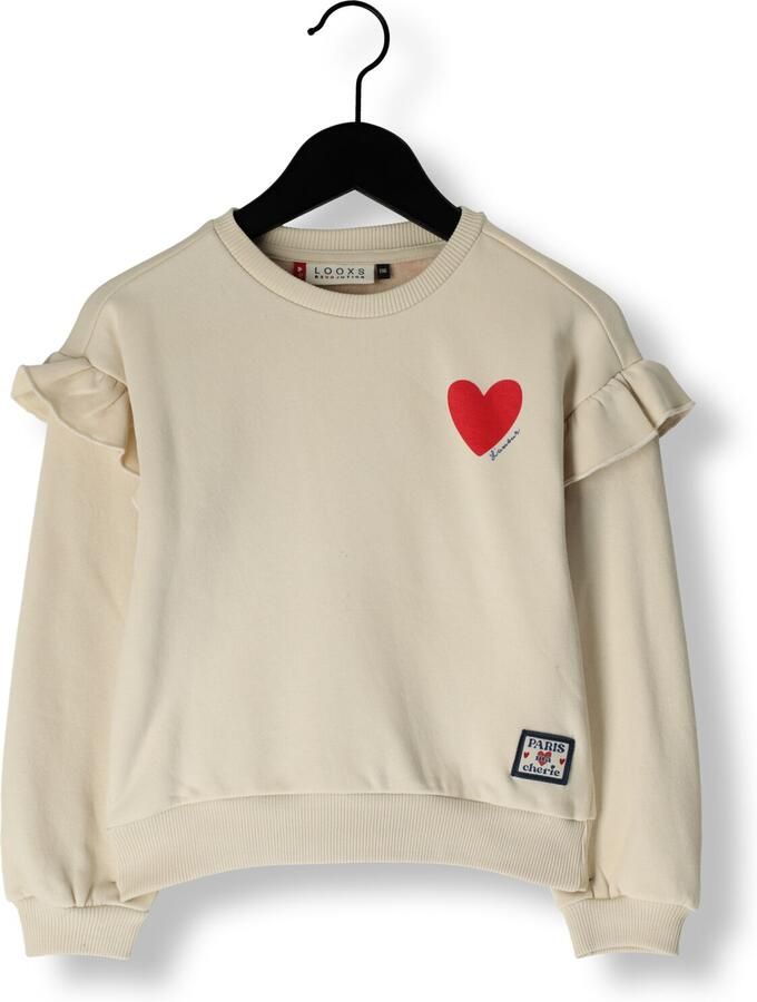 LOOXS Little Meisjes Truien & Vesten 2532-7307 Creme - Foto 3