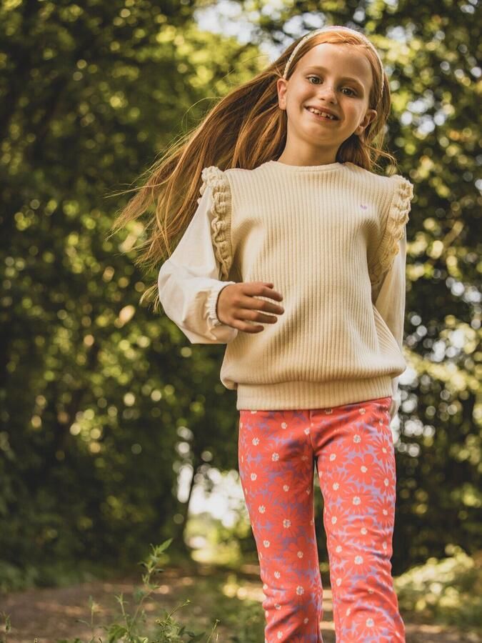 LOOXS LITTLE Meisjes Truien & Vesten 2601-7303 Creme - Foto 3