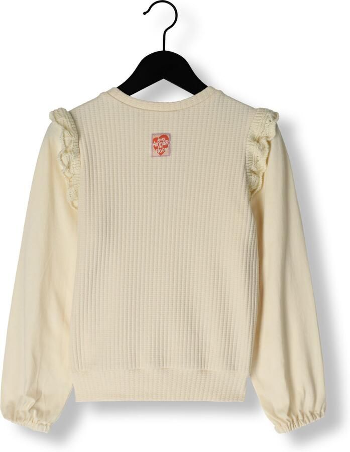 LOOXS LITTLE Meisjes Truien & Vesten 2601-7303 Creme - Foto 2